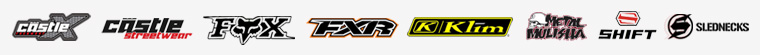 Shop CastleX, Castle Streetwear, Fox Racing, FXR, Klim, Metal Mulisha, Slednecks, Shift and more!