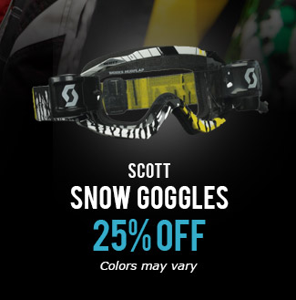 Scott Snow Goggles 25% OFF (Colors may vary)